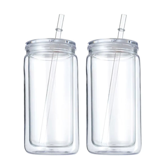 16oz ACRYLIC SNOWGLOBE TUMBLER